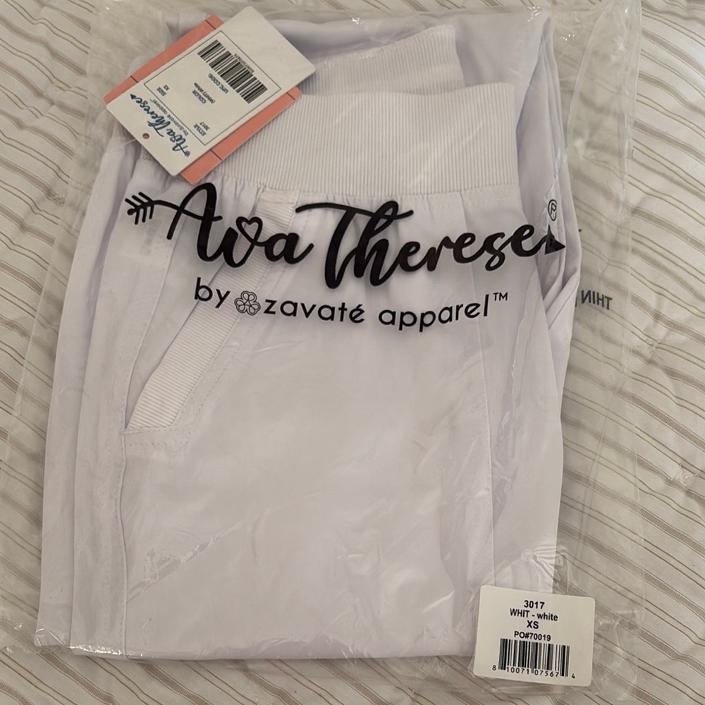 White Scrubs Pants by Zavate Apparel